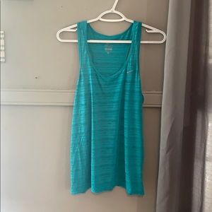 Blue Nike workout shirt